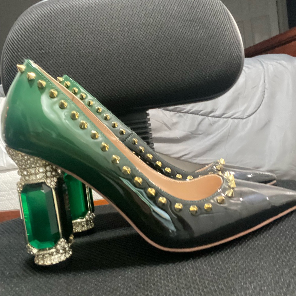 Green heels